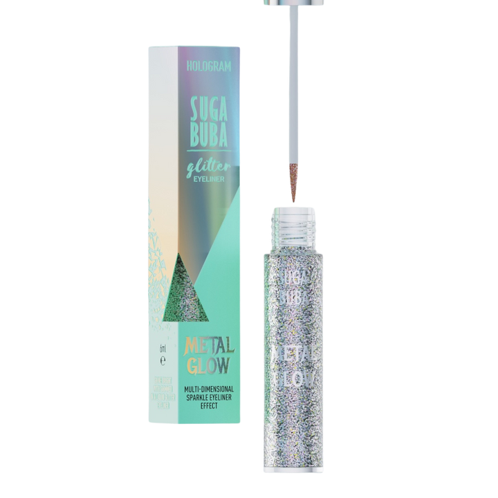 Блестяща очна линия Hologram metal glow
Shimmering eyeliner Hologram metal glow
SUGA BUBA