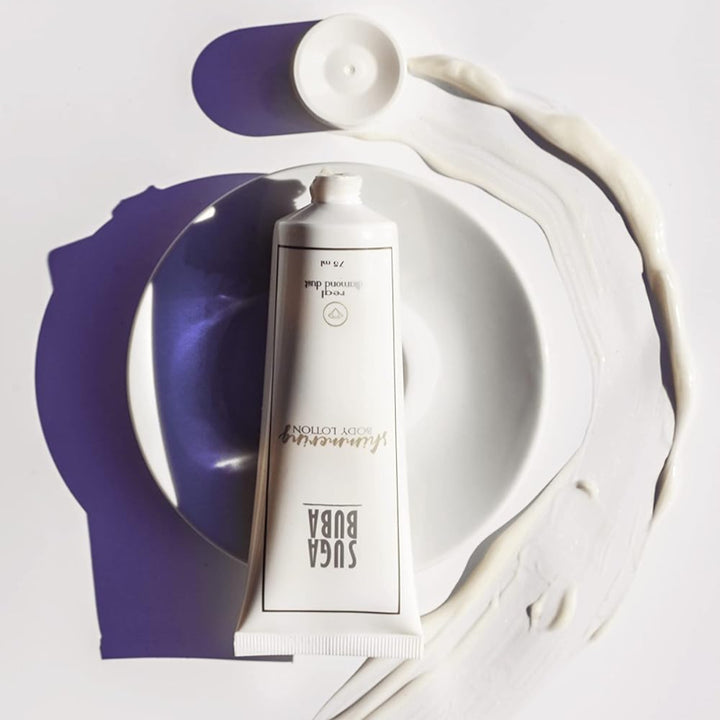 Блестящ лосион за тяло с диамантен прах Shimmering body lotion with diamond dust
SUGA BUBA