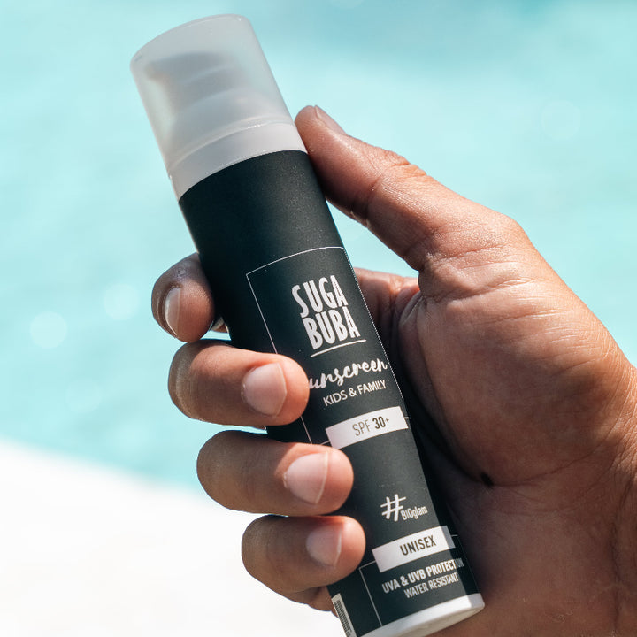 Био слънцезащитен лосион SPF 30+ унисекс kids & family Invisible zinc
Bio sunscreen unisex kids & family SPF 30+ with invisible zinc
SUGA BUBA