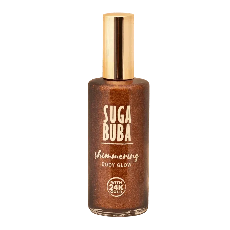 Блестящ гланц за тяло с 24К злато
Shimmering body glow 24K
SUGA BUBA