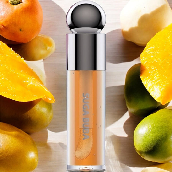 Олио за устни с грижа Unforgettable melon mango Lip care oil Unforgettable melon mango SkinCare Infused Makeup collection луксозна и натурална козметика SUGA BUBA