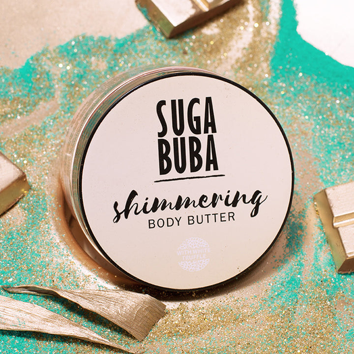 Блестящ бътър за тяло с бял трюфел
Shimmering body butter with white truffle
SUGA BUBA