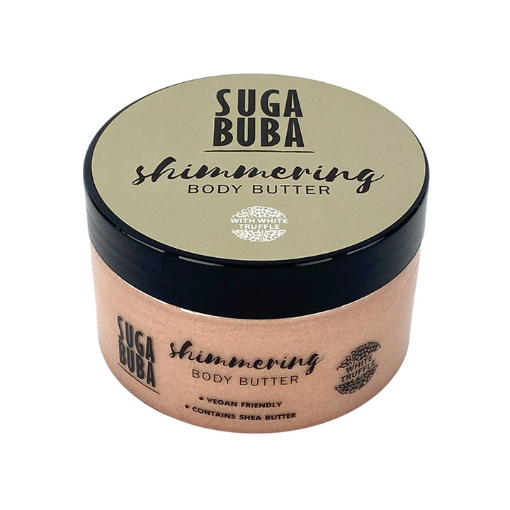 Блестящ бътър за тяло с бял трюфел
Shimmering body butter with white truffle
SUGA BUBA