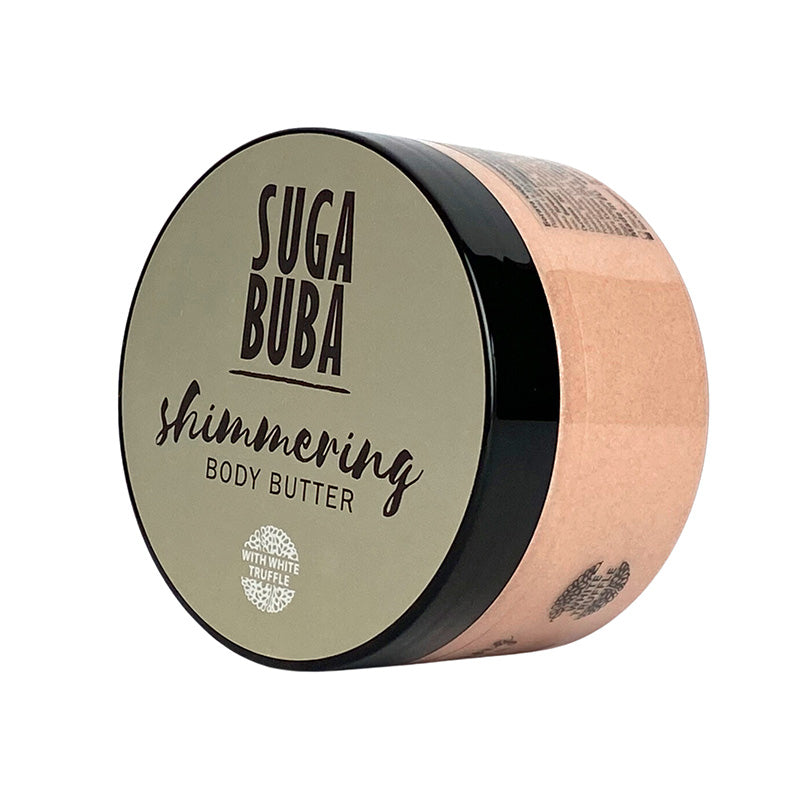 Блестящ бътър за тяло с бял трюфел
Shimmering body butter with white truffle
SUGA BUBA