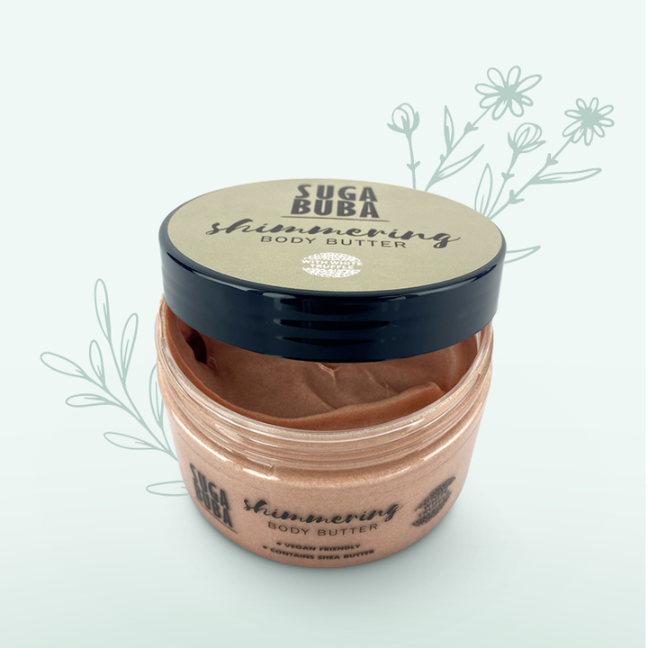 Shiny body butter with white truffle